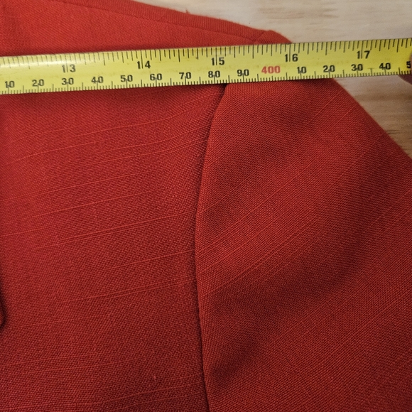 Country Sophisticates Petite Div.  Of  Pendleton Red Women Blazer 10P -No sz Tag - Picture 8 of 13
